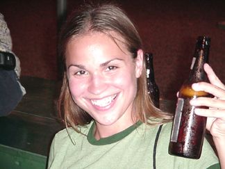 Nicole - chillin with a cold one