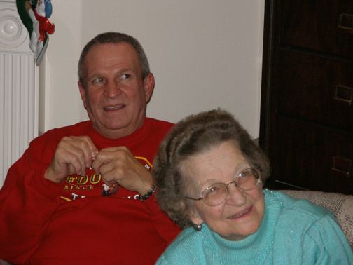 Mike THINKS he's got it... Granny asks when we can play farkle