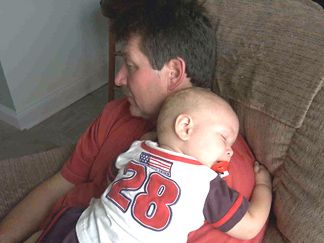 Scott with his grandson