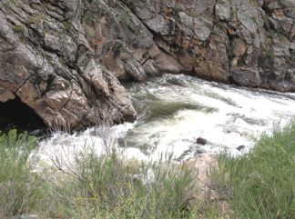 Pouder River along Hy 14