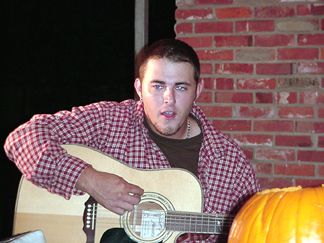 David - breaks out the guitar and provides entertainment into the night