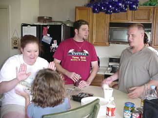 Chandra, Suzannah, Stephen and Josh