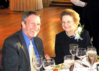 Joanie's brother Mike and her Mom
