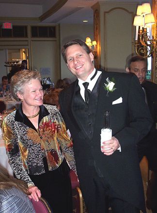 Roger and Joanie's cousin Charlene (Wonder what we're drinking - looks like we're going to fall over!)