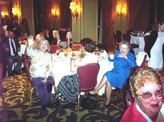 Aunt Annie and Geneva 'cutting up'&nbsp; Jayne Hays (Kelly's Grandmother) in the foreground