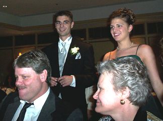 Keith and Charlene - Shaun and Natalie behind