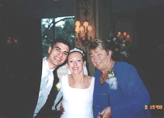 Shaun and Kelly along with Kelly's Grandmother - June Heisler.&nbsp; 