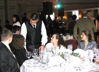 Patrick at the Grutlore table.... (Phillip, Clare, Diana and Shawn