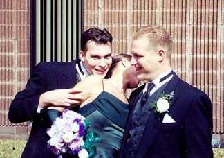 Mark Hammond and Josh Talbet with Nicole