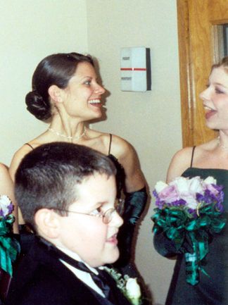 Jane (The Maid of Honor) with Melissa (And Ryan Mattingly in the foreground)