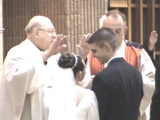 Shaun and Kelly receive the Blessing