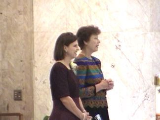 Joanie and Sr. Jane Meyer - Eucharistic Ministers