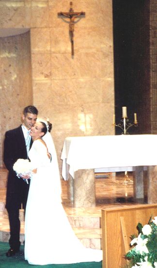 Shaun and Kelly at the Altar