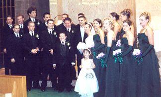 Shaun and Kelly with the Wedding Party