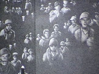 Etched Granite Wall at the Korean War Memorial