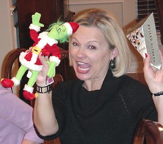 Debbi got the Grinch and wants to hold on to it!